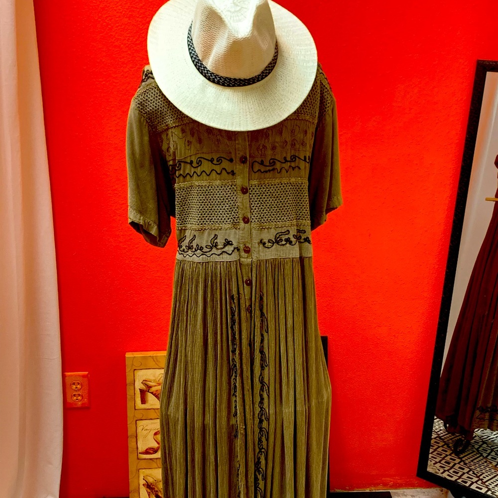 Tan dress 2X